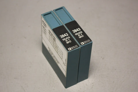 LOT OF 2 NEW ANALOG DEVICES INPUT MODULES 3B43-00