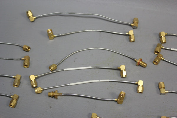 LOT OF 62 MISC. RF MICROWAVE CABLES