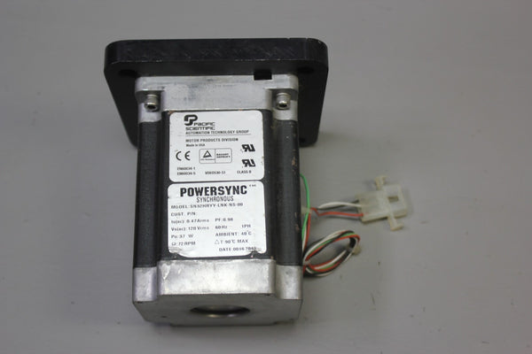 PACIFIC SCIENTIFIC SYNCHRONOUS STEPPER MOTOR P/N: SN32HRYY-LNK-NS-00