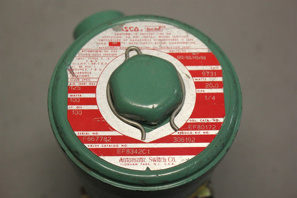 UNUSED ASCO SOLENOID VALVE EF8342C1