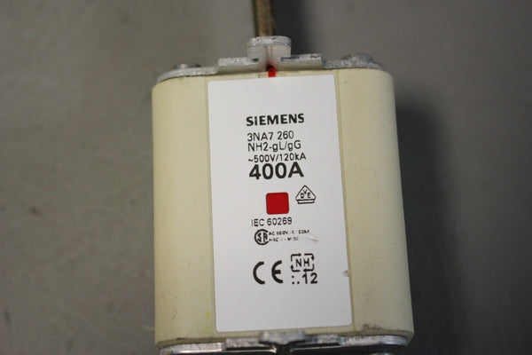 UNUSED SIEMENS 3NA7 260 FUSE ELEMENT