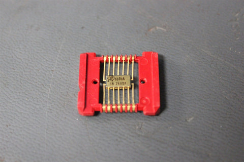 VINTAGE 1969 NOS RARE TEXAS INSTRUMENTS GOLD FLAT PACK IC PROCESSOR CHIP SN7480F