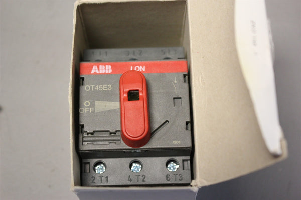 NEW ABB DISCONNECTOR SWITCH OT45E3
