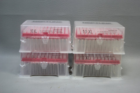 LOT OF 4 NEPTUNE BARRIER TIPS 10XL BT10XLS3 LOW RETENTION PRE-STERILE