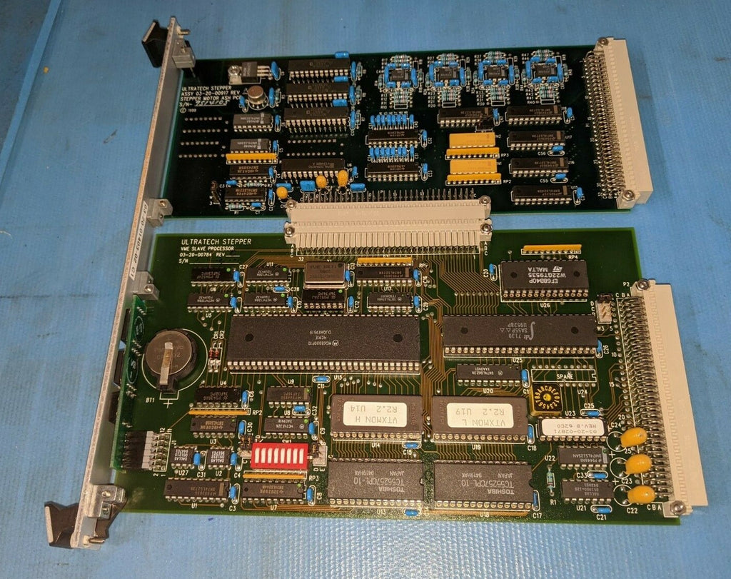 Ultratech Stepper Motor ASH PCB 03-20-00917 Rev B + VME Slave PCB 00784 Rev C