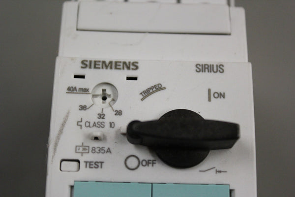 SIEMENS SIRIUS 3RV1431-4FA10 CIRCUIT BREAKER