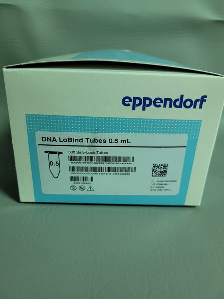 SEALED 500 EPPENDORF LoBind TUBES 0.5 ML SAFE LOCK PCR CLEAN 0030108400
