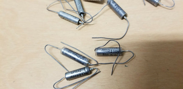 Lot of 17 Unused Sprague PIO Capacitors .0012 600VDC Tube Amp