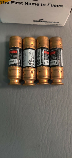 (4) Buss FRN-R-40 Fusetron RK5 Fuses new