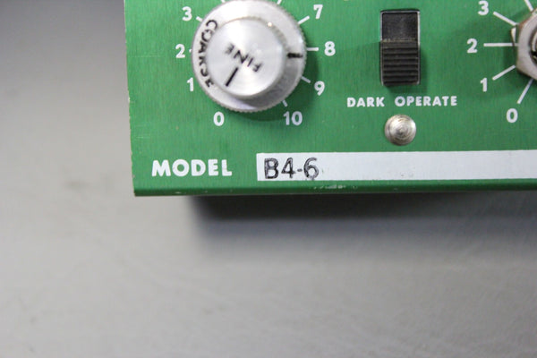 BANNER PHOTOELECTRIC AMPLIFIER LOGIC MODULE  B4-6