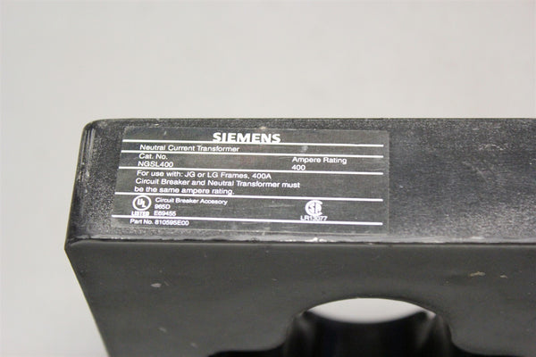 SIEMENS Neutral Current Transformer NGSL400