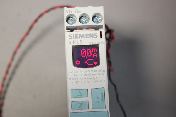 SIEMENS DIGITAL CURRENT MONITORING RELAY 3UG4621-1AW30