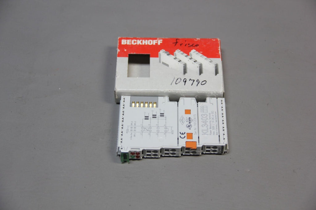 NEW BECKHOFF POWER MEASURING TERMINAL I/O MODULE KL3403