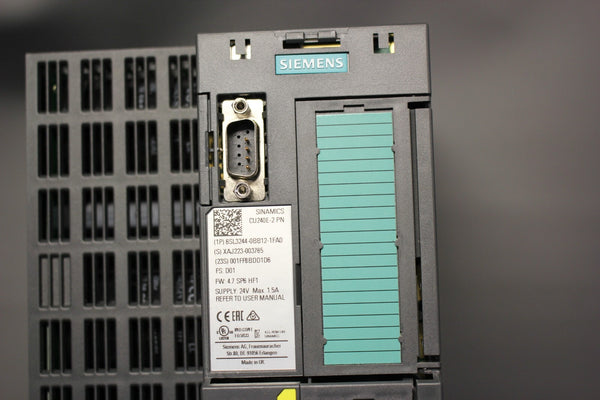 SIEMENS SINAMICS POWER MODULE WITH CONTROL UNIT 6SL3210-1PB21-8UL0