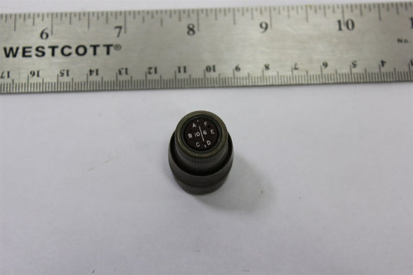  MILSPEC CURCULAR CONNECTOR PLUG MS3126E10-6P LEMO? AMPHENOL