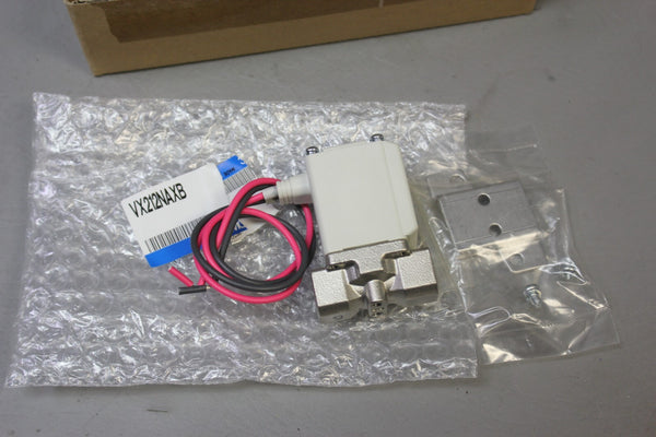 NEW SMC DIRECT OPERATED 2 PORT SOLENOID VALVE FOR WATER VX212NAXB