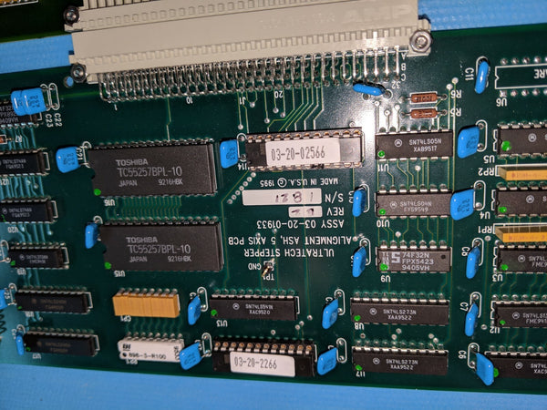 Ultratech stepper 03-20-01933 BD align ash 5 axis rev B2 + 00784 SLAVE VME Rev C