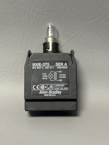 ALLEN-BRADLEY 120V TRANSFORMER MODULE 800E-3T5