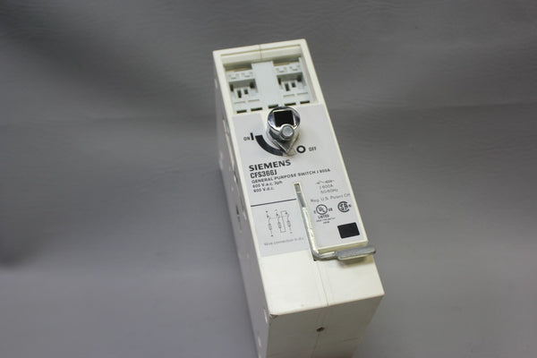 UNUSED SIEMENS DISCONNECT SWITCH P/N: CFS366J