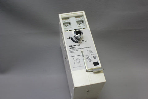 UNUSED SIEMENS DISCONNECT SWITCH P/N: CFS366J