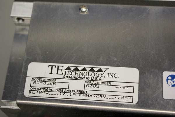 NEW TE TECHNOLOGY PELTIER THERMOELECTRIC AIR COOLER AC-3326