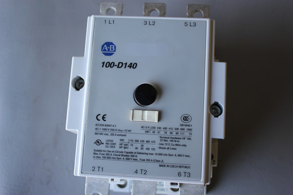 ALLEN BRADLEY 100-D140 CONTACTOR WITH AUX CONTACT 100-D140 B