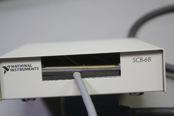 NATIONAL INSTRUMENTS SHIELDED I/O CONNECTOR BLOCK WITH CABLES SCB-68