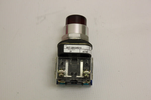 Allen Bradley 800t-QBH24RD1V ser T Red  Push Button