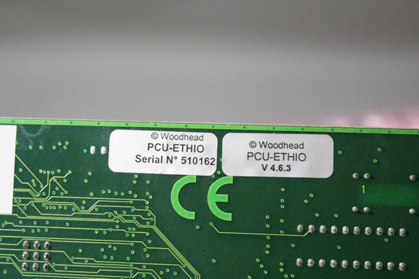 WOODHEAD ETHERNET INTERFACE CARD PCU-ETHIO V 4.6.3 STAUBLI PN: D22145903D