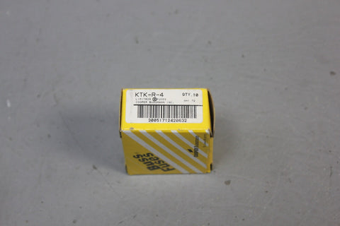 1 BOX OF 10 NEW BUSSMANN BUSS KTK-R-4 FUSES
