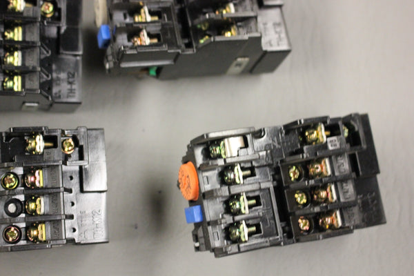 LOT OF 6 MITSUBISHI ELECTRIC THERMAL OVERLOAD RELAY TH-K12