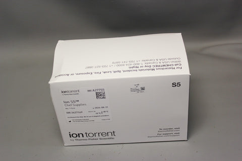 NEW THERMO IONTORRENT ION S5 CHEF SUPPLIES A27755 EXP 2024-08-31