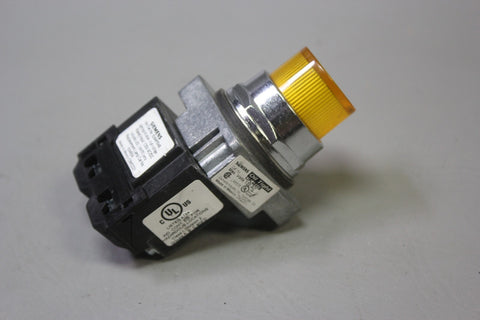 NEW SIEMENS 52PL4E9XB OIL TIGHT PILOT LIGHT LAMP LED AMBER