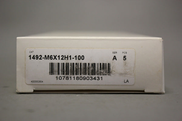 5PC NEW ALLEN BRADLEY MARKER CARDS 1492-M6X12H1-100