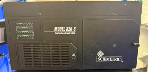 SCIEMETRIC TEST AND ANALYSIS SYSTEM MODEL 325-8 + SPARE PARTS UNIT