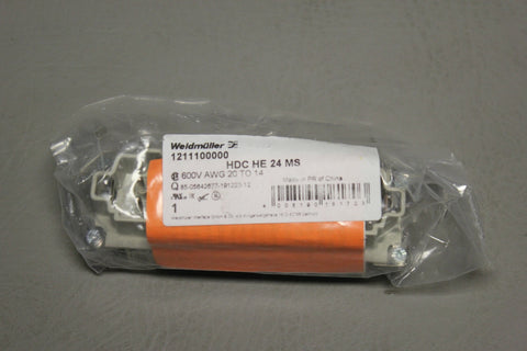 NEW WEIDMULLER HEAVY DUTY CONNECTOR HDC HE 24 MS 1211100000