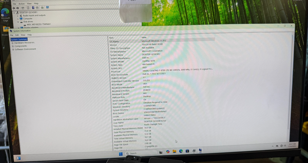 DELL OPTIPLEX 5070 SFF i7-9700 16GB RAM 1TB HDD WINDOWS 11 PROFESSIONAL CLEAN