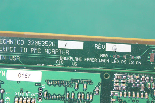 ACT cPCI CARRIER W/ CURTISS WRIGHT SCRAMNET GT200 CARD H-AS-GPM128SC-20