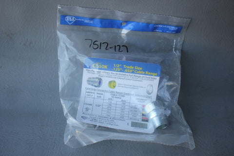 AMERICAN FITTINGS CORD GRIP CONNECTOR KIT CG50K