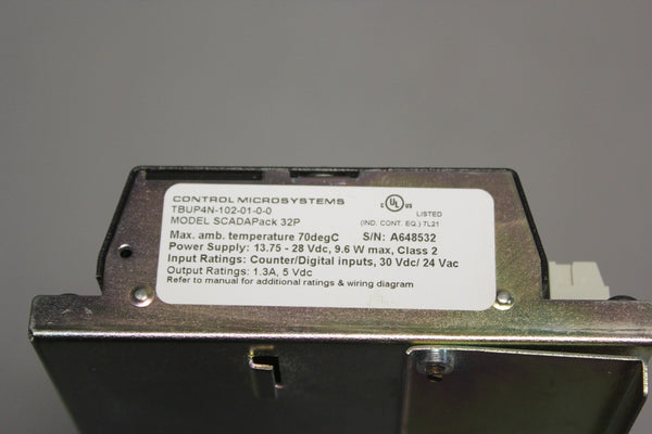 UNUSED SCHNEIDER ELECTRIC SCADAPACK 32P CONTROLLER TBUP4N-102-01-0-0