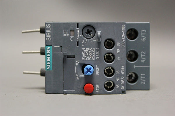 UNUSED SIEMENS SIRUIS THERMAL OVERLOAD RELAY 3RU2126-1KB0 