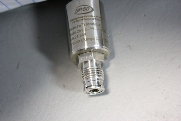 UNUSED GP:50 PRESSURE TRANSDUCER WITH CABLE 241-C-PV-3-A128 0-50 PSIA