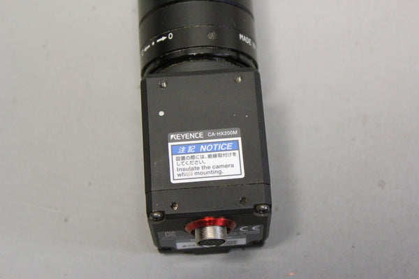 KEYENCE MACHINE VISION CAMERA WITH LENS  CA-HX200M  16x 2MEGA