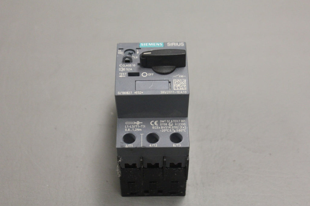 SIEMENS 3RV2011-1EA10 CIRCUIT BREAKER