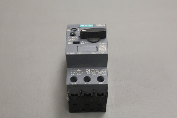 SIEMENS 3RV2011-1EA10 CIRCUIT BREAKER