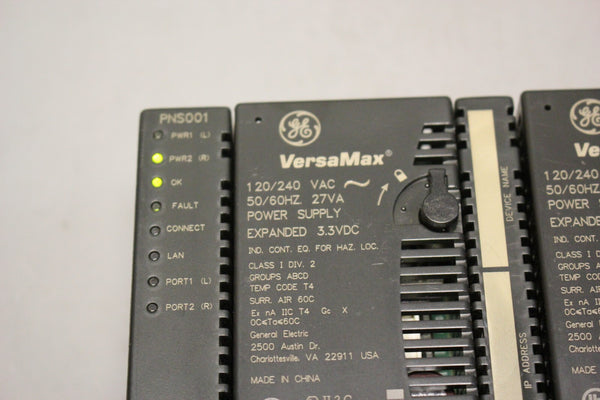 GE FANUC PROFINET SCANNER MODULE W/ 2 POWER SUPPLIES