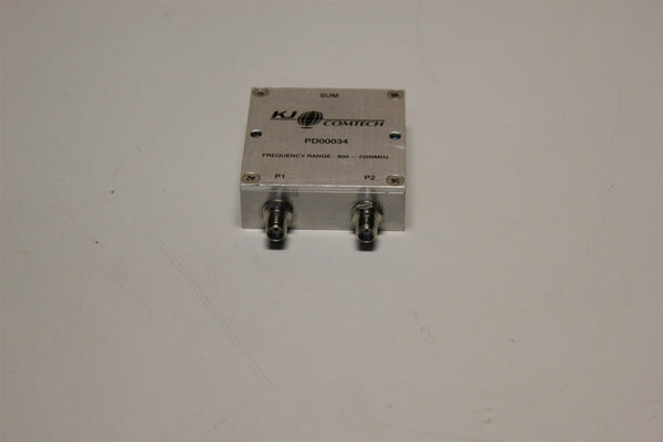 KJ COMTECH 2 WAY POWER DIVIDER PD00034 800-2200MHZ