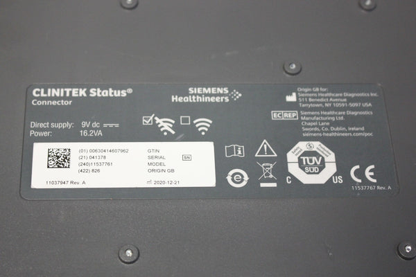 CLINITEK STATUS CONNECTOR BASE UNIT 11037947 REV A