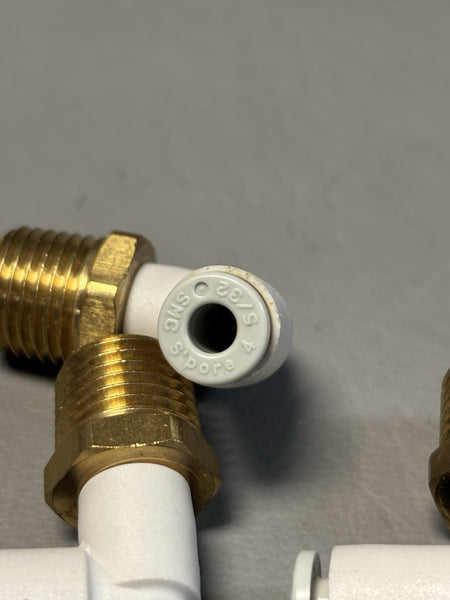 6- SMC KQ2L04-02 ELBOW FITTING ONE TOUCH 4MM X 1/4"