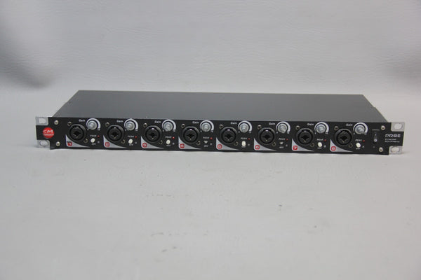 SM PRO AUDIO ENHANCED 8 CHANNEL PREAMP PRE-AMPLIFIER PR8E MISSING KNOBS